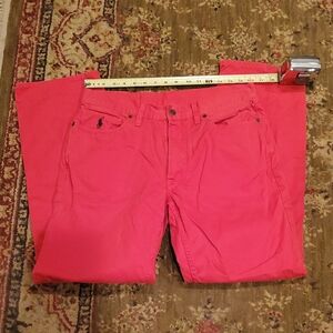 Polo Ralph Lauren Red Casual Pants